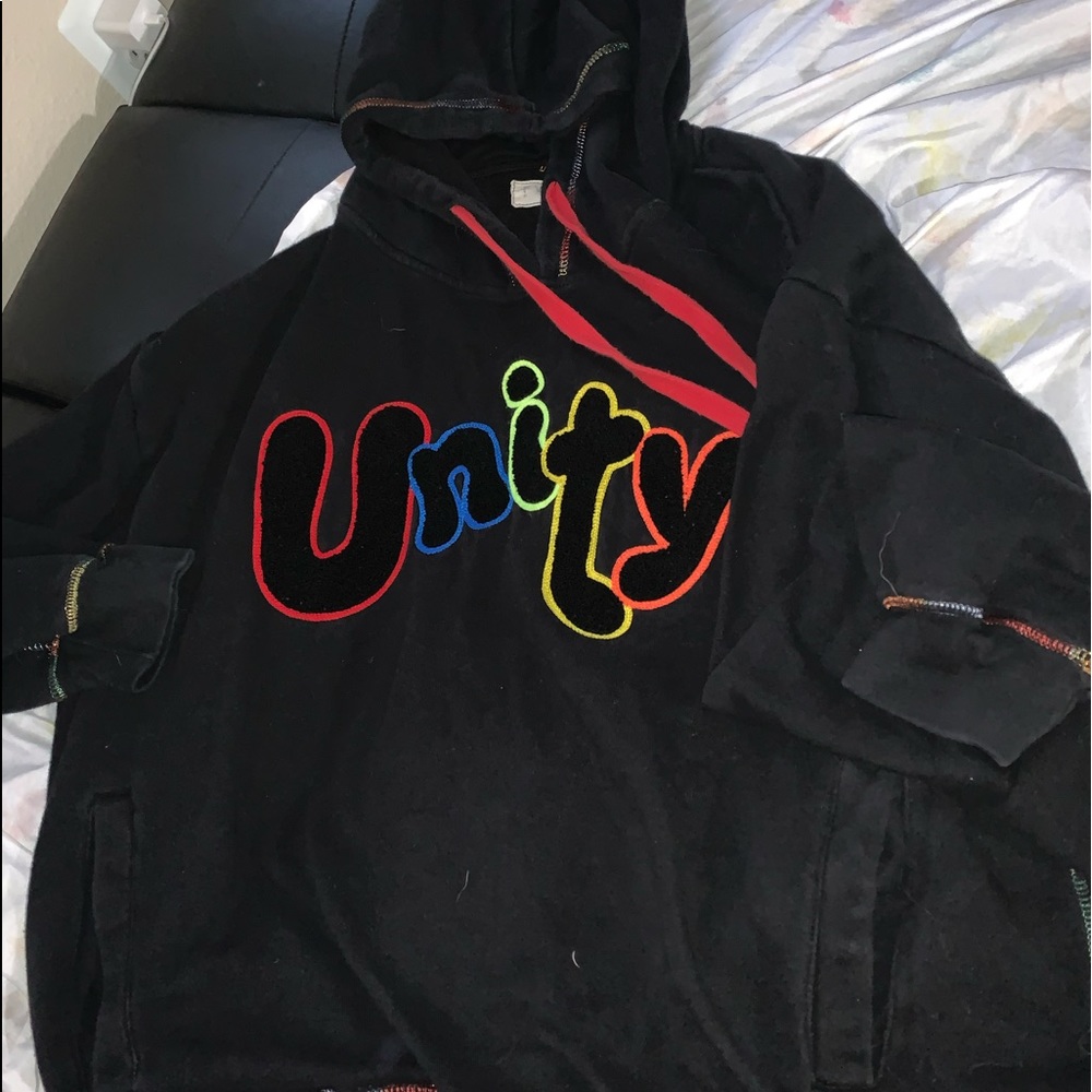Fwrd denim unity hoodie